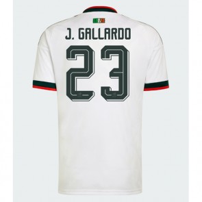 Mexiko Jesus Gallardo #23 Bortatröja VM 2026 Kortärmad